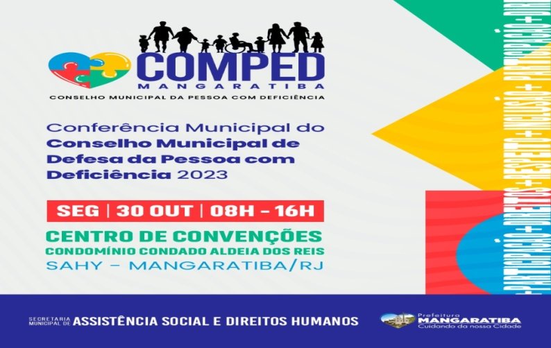 CONFERÊNCIA MUNICIPAL DE DEFESA DA PESSOA COM DEFICIÊNCIA 2023 EM MANGARATIBA