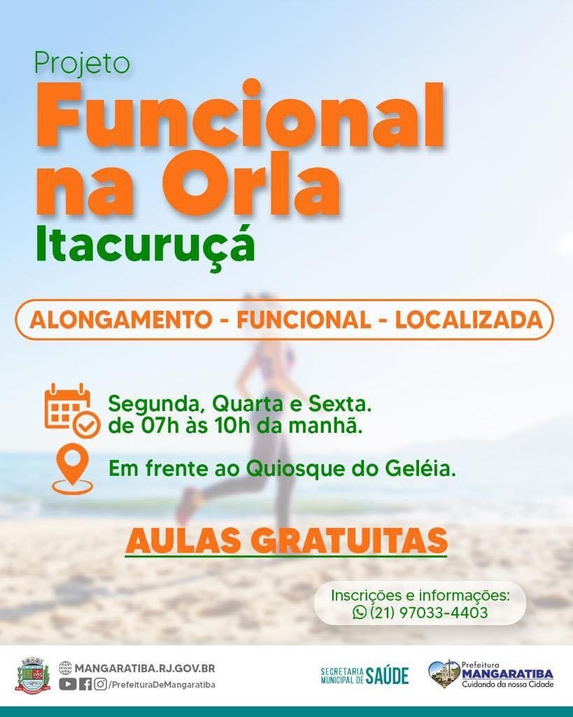 Projeto ‘Funcional na Orla’ chega a Itacuruçá