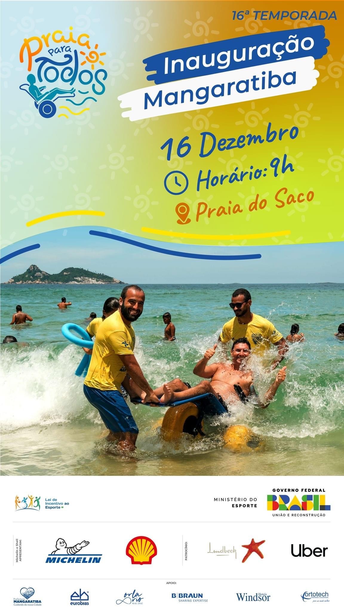 Projeto Praia para Todos – Lazer e Desporto Adaptados nas Praias’ vai chegar em Mangaratiba