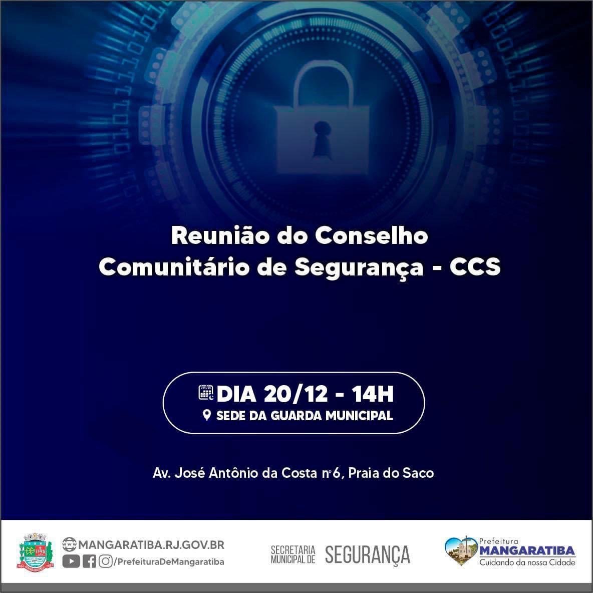 Participe do Conselho Comunitário de Segurança Pública (CCS)