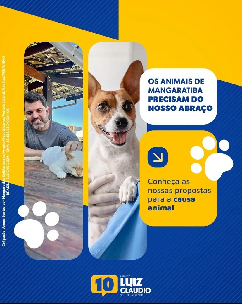 Conheça as propostas de causa animal candidato a prefeito Luiz Claudio Ribeiro